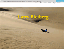 Tablet Screenshot of larrybleiberg.com
